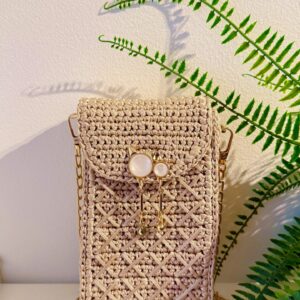 Swiss Phone Bag Soft Champagne 1/4