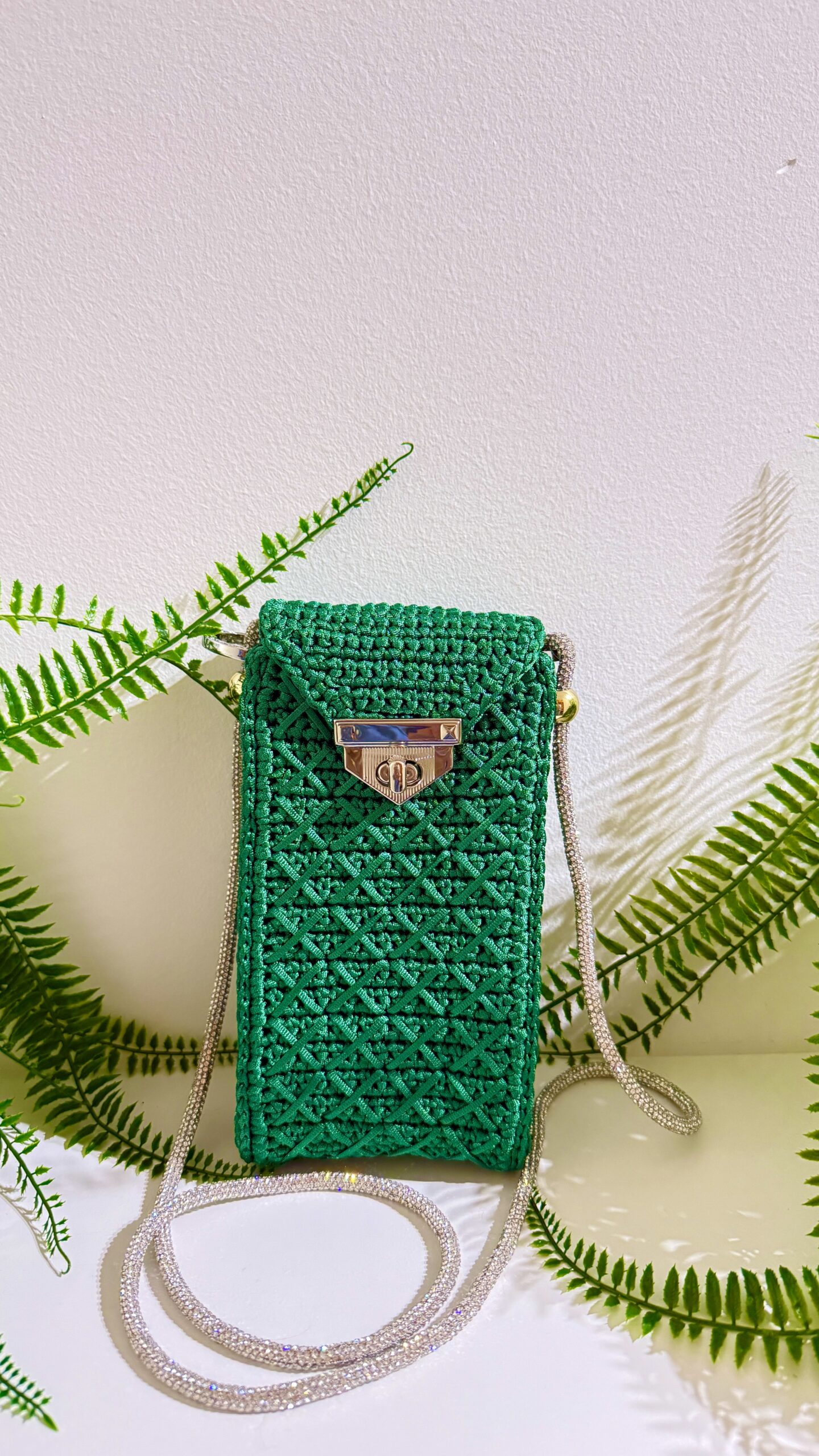 Swiss Phone Bag Emerald Green