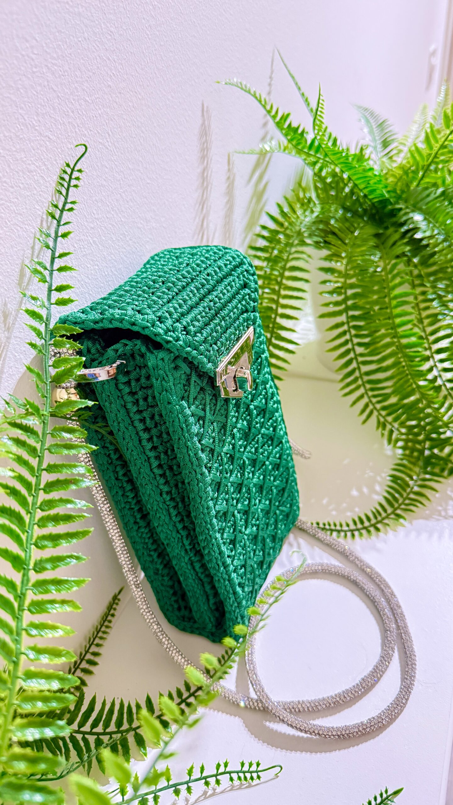 Swiss Phone Bag Emerald Green - Image 7