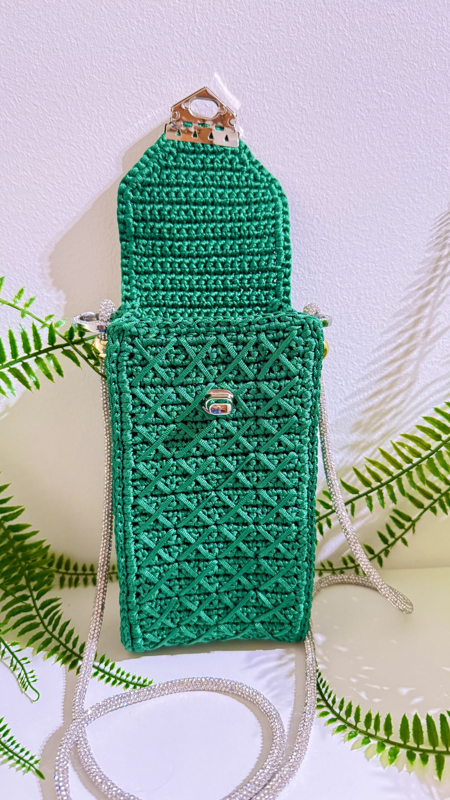 Swiss Phone Bag Emerald Green - Image 6