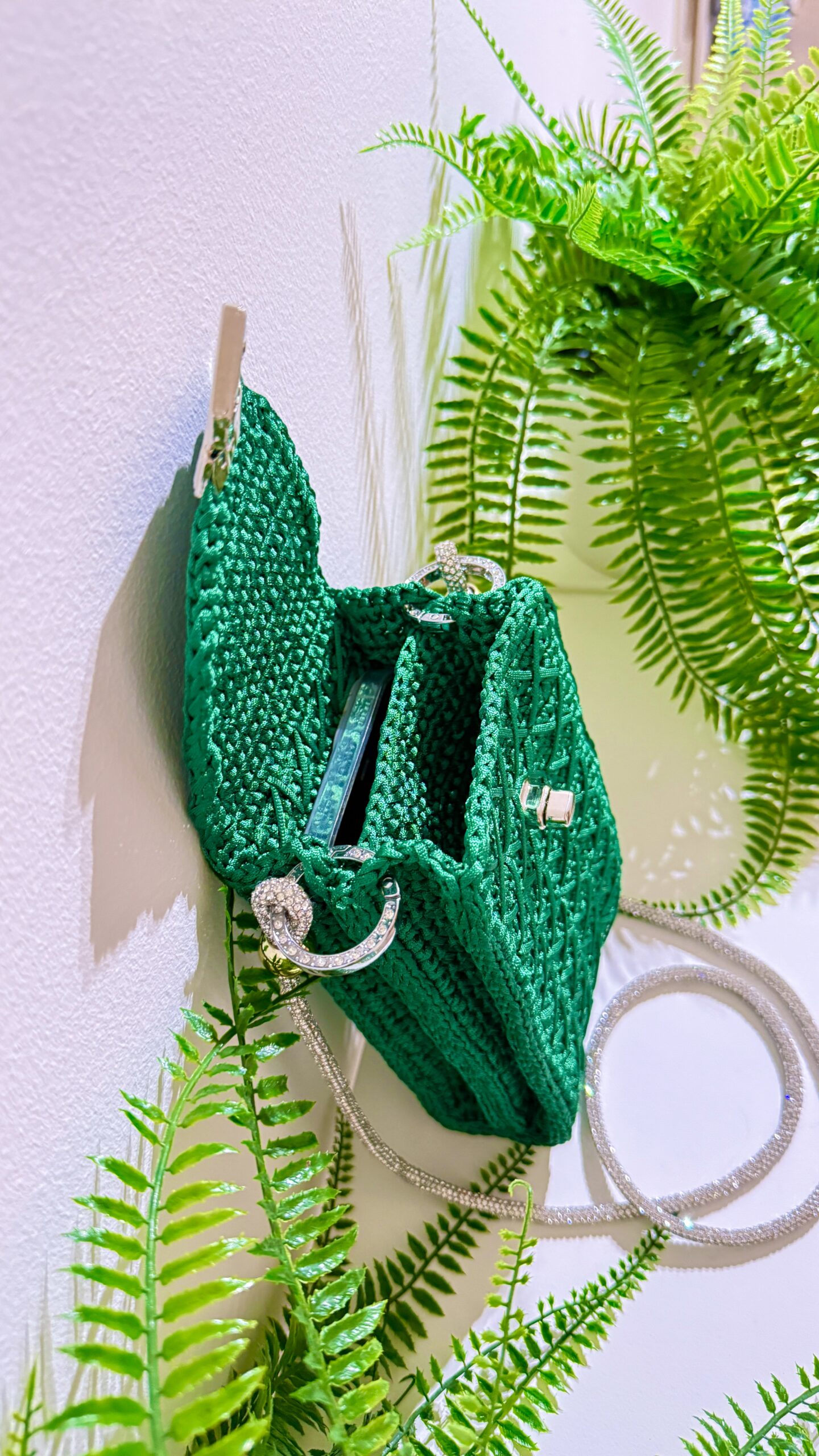 Swiss Phone Bag Emerald Green - Image 5